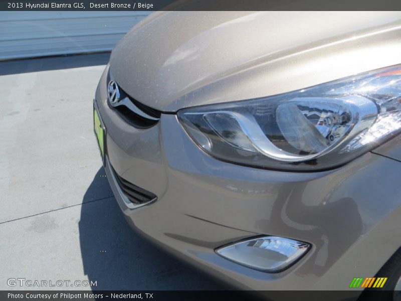 Desert Bronze / Beige 2013 Hyundai Elantra GLS