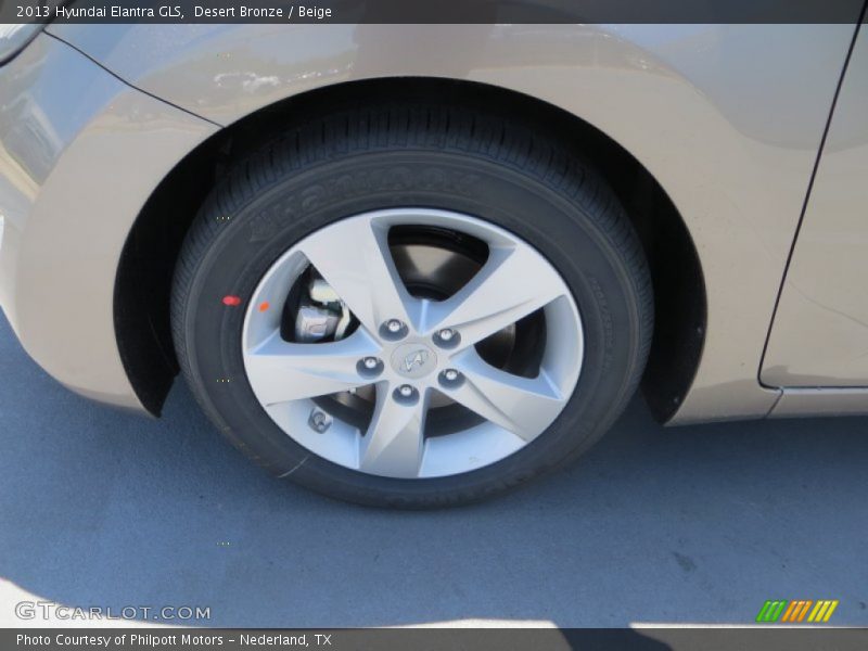 Desert Bronze / Beige 2013 Hyundai Elantra GLS