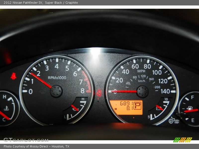 Super Black / Graphite 2012 Nissan Pathfinder SV