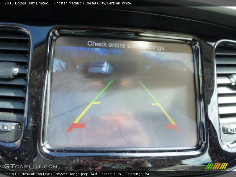 Tungsten Metallic / Diesel Gray/Ceramic White 2013 Dodge Dart Limited