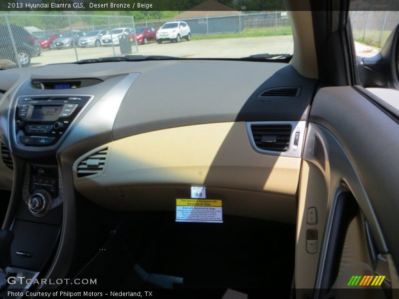 Desert Bronze / Beige 2013 Hyundai Elantra GLS