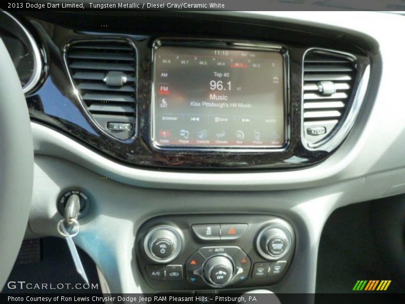 Tungsten Metallic / Diesel Gray/Ceramic White 2013 Dodge Dart Limited