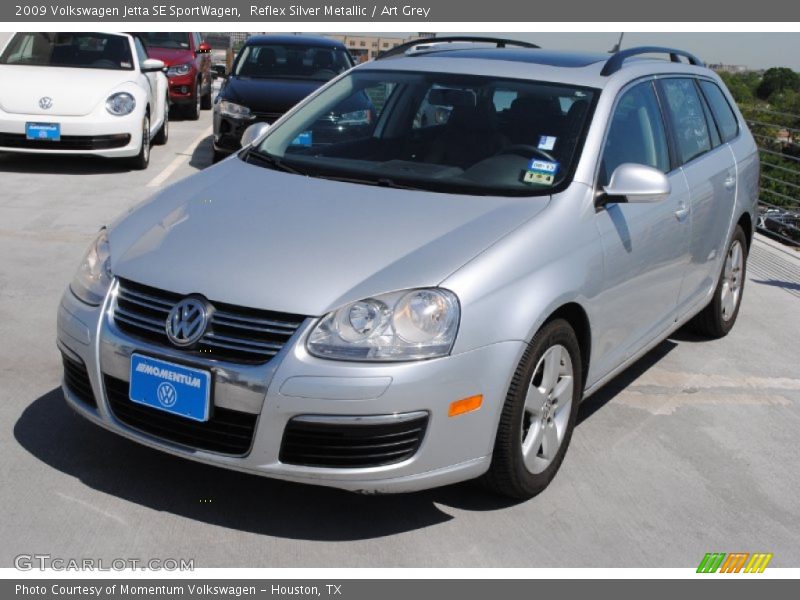 Reflex Silver Metallic / Art Grey 2009 Volkswagen Jetta SE SportWagen
