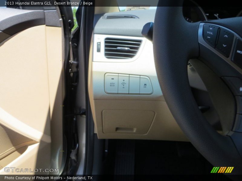 Desert Bronze / Beige 2013 Hyundai Elantra GLS