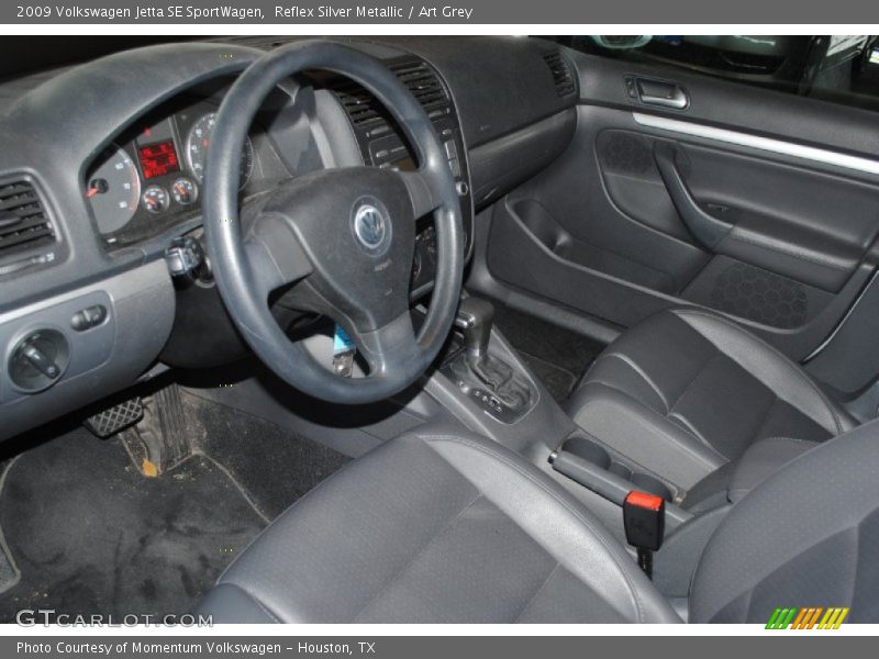 Art Grey Interior - 2009 Jetta SE SportWagen 