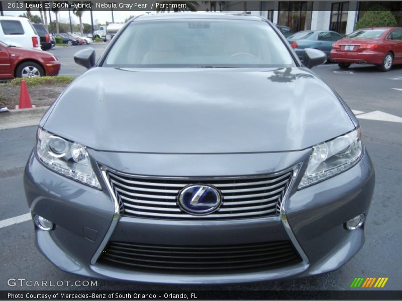 Nebula Gray Pearl / Parchment 2013 Lexus ES 300h Hybrid