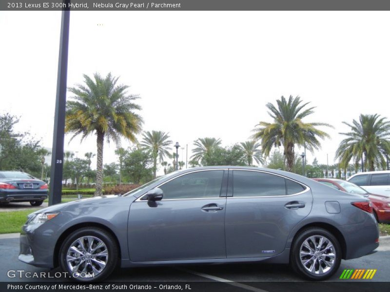 Nebula Gray Pearl / Parchment 2013 Lexus ES 300h Hybrid