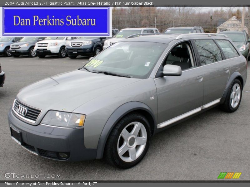Atlas Grey Metallic / Platinum/Saber Black 2004 Audi Allroad 2.7T quattro Avant