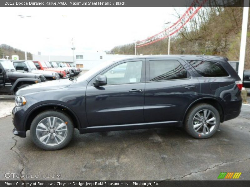 Maximum Steel Metallic / Black 2013 Dodge Durango Rallye AWD