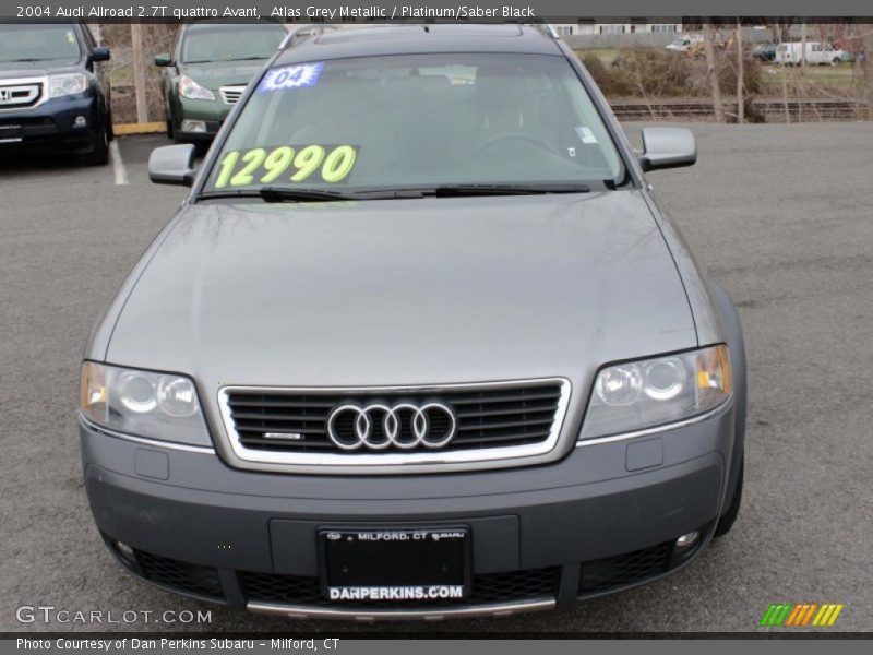 Atlas Grey Metallic / Platinum/Saber Black 2004 Audi Allroad 2.7T quattro Avant