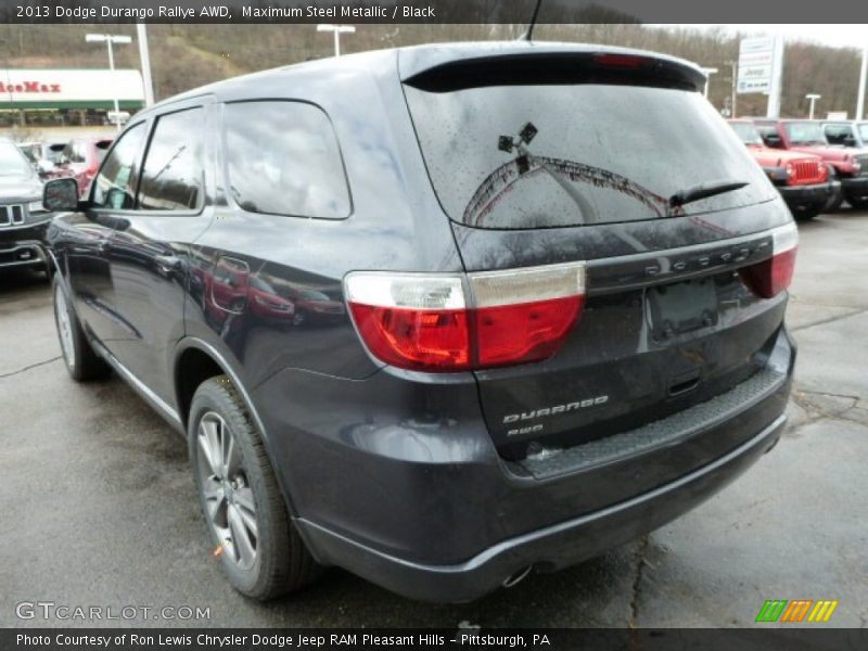 Maximum Steel Metallic / Black 2013 Dodge Durango Rallye AWD