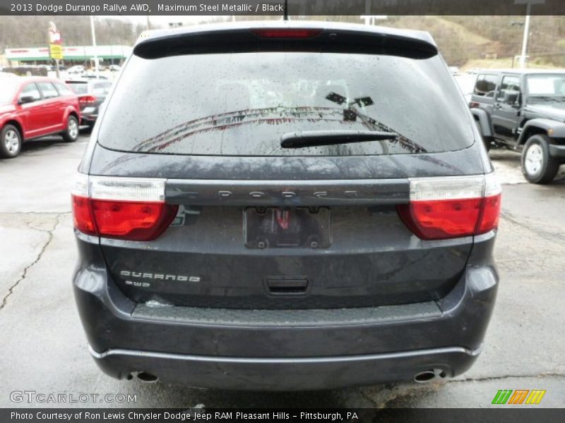 Maximum Steel Metallic / Black 2013 Dodge Durango Rallye AWD
