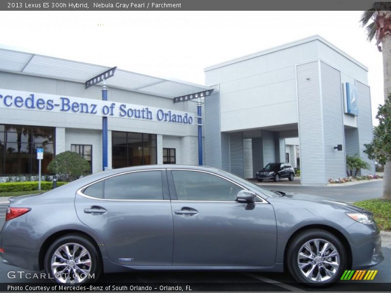 Nebula Gray Pearl / Parchment 2013 Lexus ES 300h Hybrid