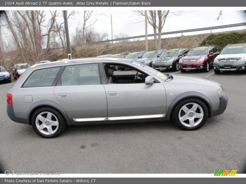 Atlas Grey Metallic / Platinum/Saber Black 2004 Audi Allroad 2.7T quattro Avant