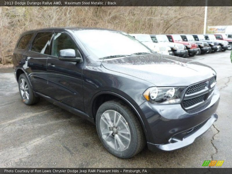 Maximum Steel Metallic / Black 2013 Dodge Durango Rallye AWD