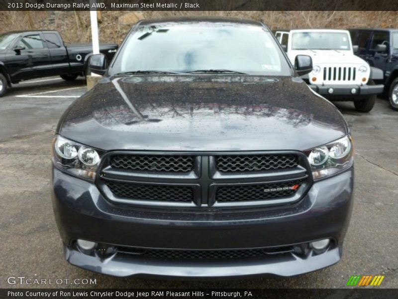 Maximum Steel Metallic / Black 2013 Dodge Durango Rallye AWD