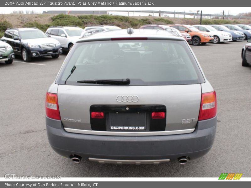 Atlas Grey Metallic / Platinum/Saber Black 2004 Audi Allroad 2.7T quattro Avant