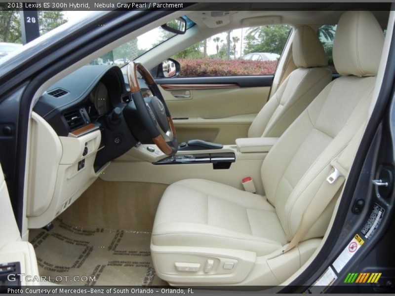 Nebula Gray Pearl / Parchment 2013 Lexus ES 300h Hybrid