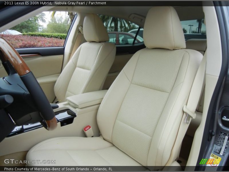 Nebula Gray Pearl / Parchment 2013 Lexus ES 300h Hybrid