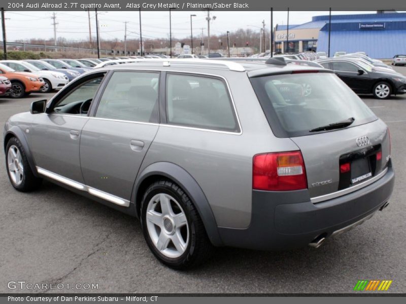 Atlas Grey Metallic / Platinum/Saber Black 2004 Audi Allroad 2.7T quattro Avant