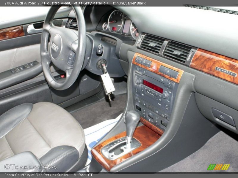 Atlas Grey Metallic / Platinum/Saber Black 2004 Audi Allroad 2.7T quattro Avant