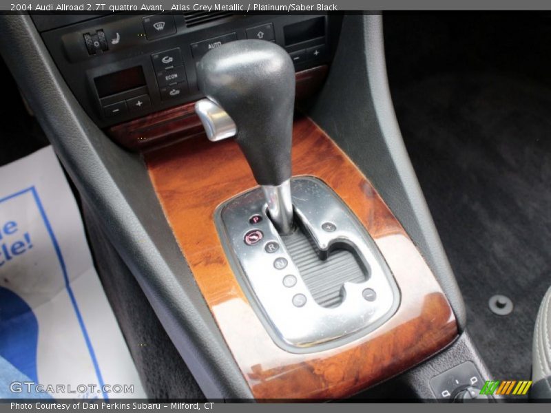Atlas Grey Metallic / Platinum/Saber Black 2004 Audi Allroad 2.7T quattro Avant