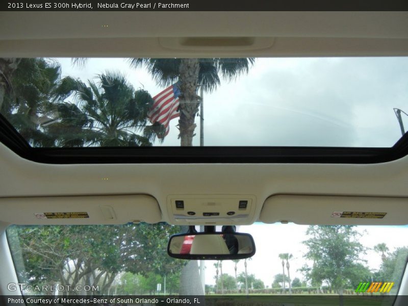 Nebula Gray Pearl / Parchment 2013 Lexus ES 300h Hybrid