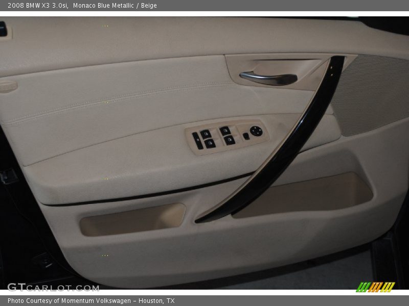 Monaco Blue Metallic / Beige 2008 BMW X3 3.0si