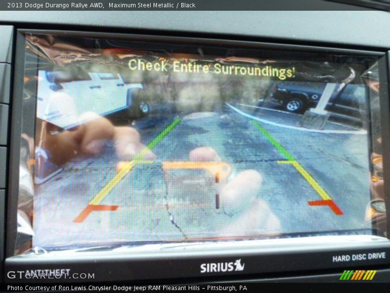 Maximum Steel Metallic / Black 2013 Dodge Durango Rallye AWD