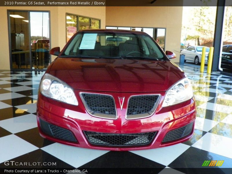  2010 G6 Sedan Performance Red Metallic