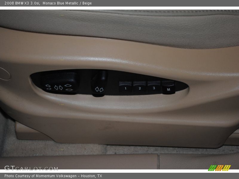 Monaco Blue Metallic / Beige 2008 BMW X3 3.0si