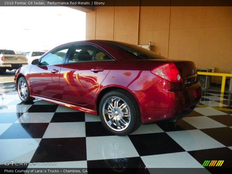 Performance Red Metallic / Ebony 2010 Pontiac G6 Sedan