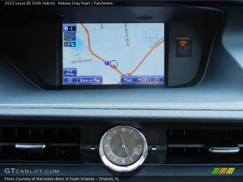 Nebula Gray Pearl / Parchment 2013 Lexus ES 300h Hybrid