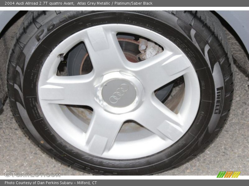 Atlas Grey Metallic / Platinum/Saber Black 2004 Audi Allroad 2.7T quattro Avant