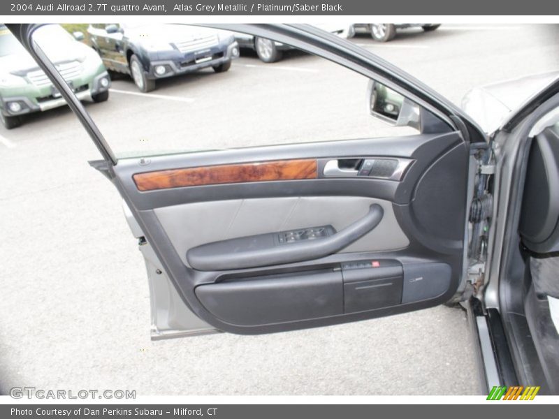 Atlas Grey Metallic / Platinum/Saber Black 2004 Audi Allroad 2.7T quattro Avant