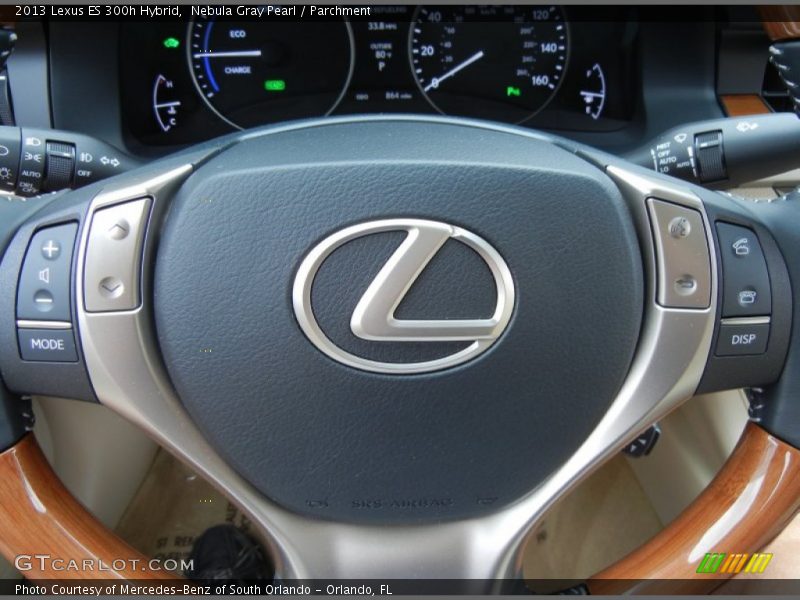 Nebula Gray Pearl / Parchment 2013 Lexus ES 300h Hybrid