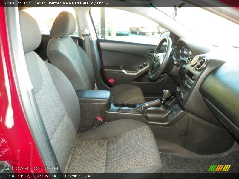 Performance Red Metallic / Ebony 2010 Pontiac G6 Sedan