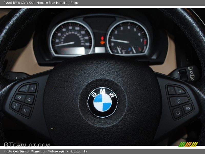 Monaco Blue Metallic / Beige 2008 BMW X3 3.0si