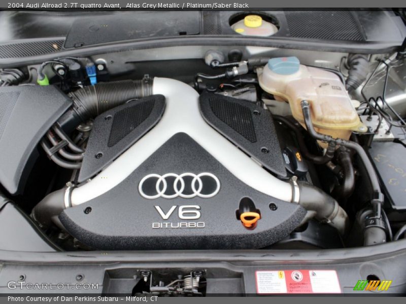  2004 Allroad 2.7T quattro Avant Engine - 2.7 Liter Twin-Turbocharged DOHC 30-Valve V6