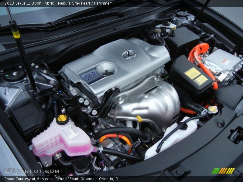 Nebula Gray Pearl / Parchment 2013 Lexus ES 300h Hybrid