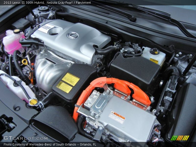 Nebula Gray Pearl / Parchment 2013 Lexus ES 300h Hybrid