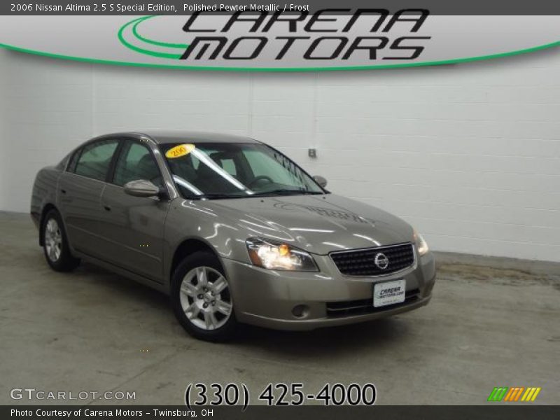 Polished Pewter Metallic / Frost 2006 Nissan Altima 2.5 S Special Edition