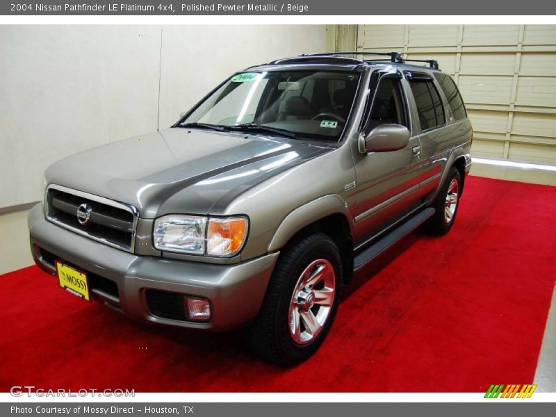Polished Pewter Metallic / Beige 2004 Nissan Pathfinder LE Platinum 4x4