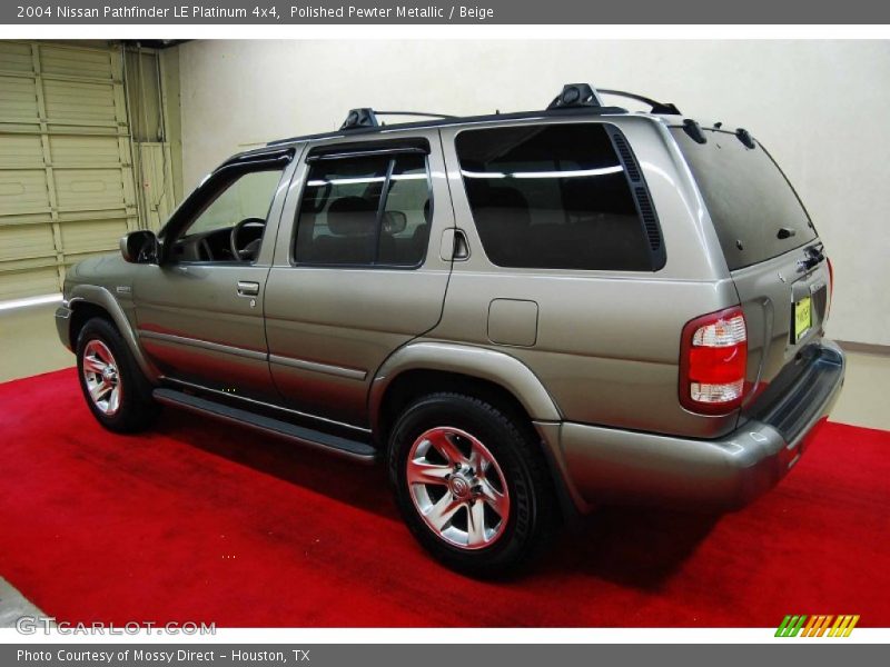 Polished Pewter Metallic / Beige 2004 Nissan Pathfinder LE Platinum 4x4
