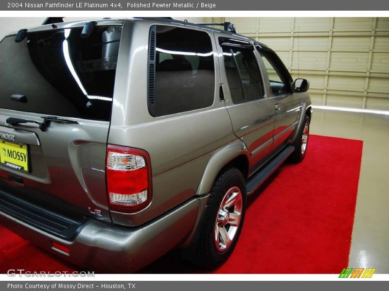 Polished Pewter Metallic / Beige 2004 Nissan Pathfinder LE Platinum 4x4