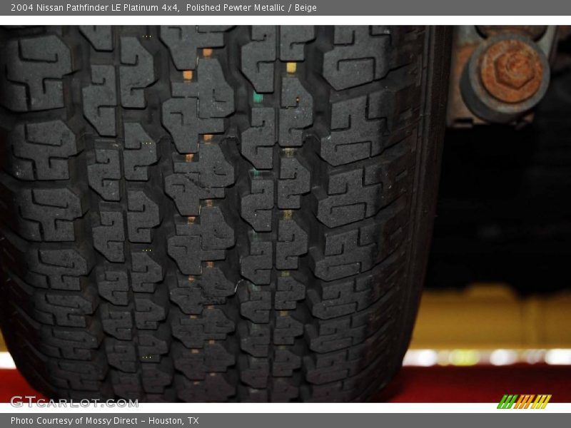 Polished Pewter Metallic / Beige 2004 Nissan Pathfinder LE Platinum 4x4