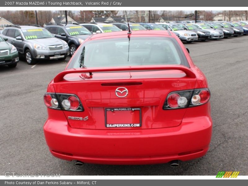 Volcanic Red / Gray 2007 Mazda MAZDA6 i Touring Hatchback