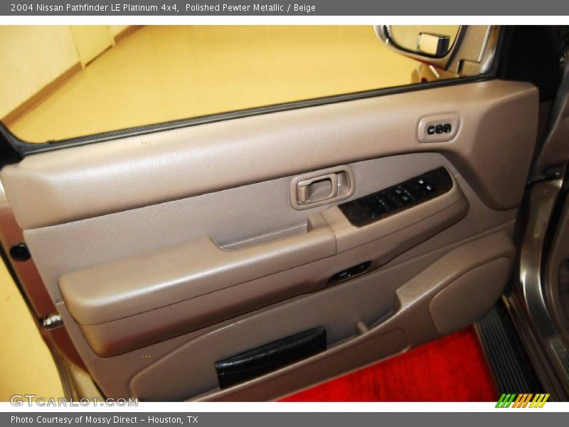 Polished Pewter Metallic / Beige 2004 Nissan Pathfinder LE Platinum 4x4