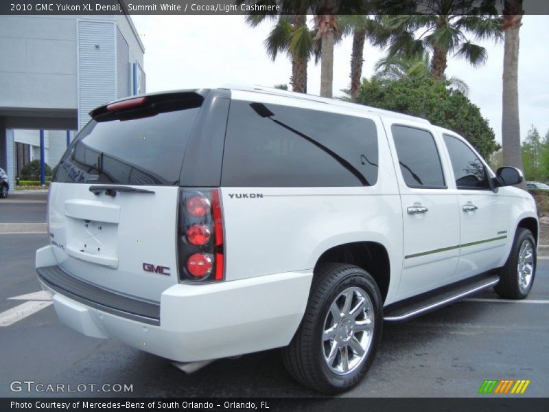 Summit White / Cocoa/Light Cashmere 2010 GMC Yukon XL Denali