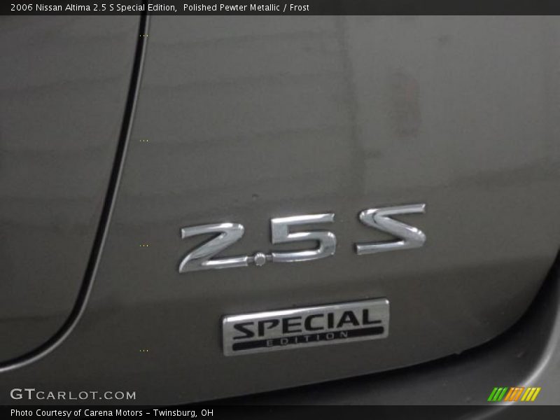 Polished Pewter Metallic / Frost 2006 Nissan Altima 2.5 S Special Edition